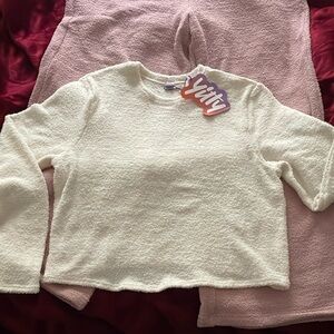 YITTY Dream Softest Vanilla LS Crop SUMMER Sweatshirt 1X